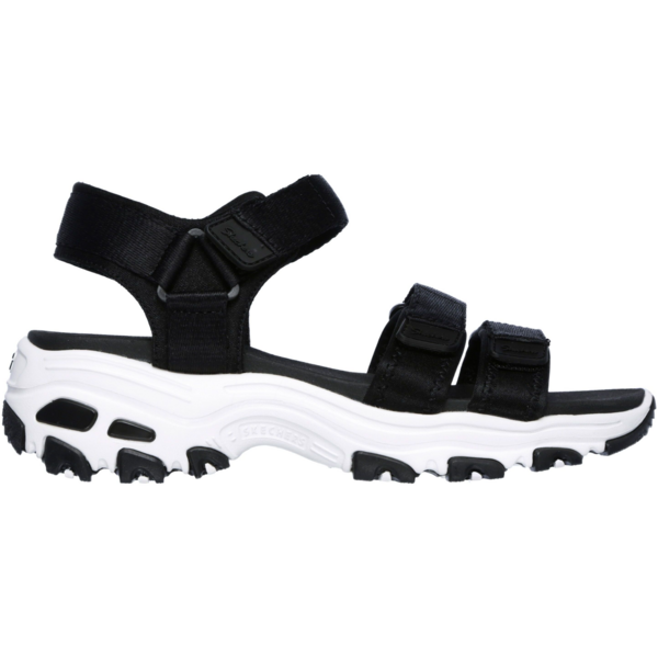Сандали женские Skechers D'Lites - Fresh Catch 31514 BLK 37 (7 US) черно-белые