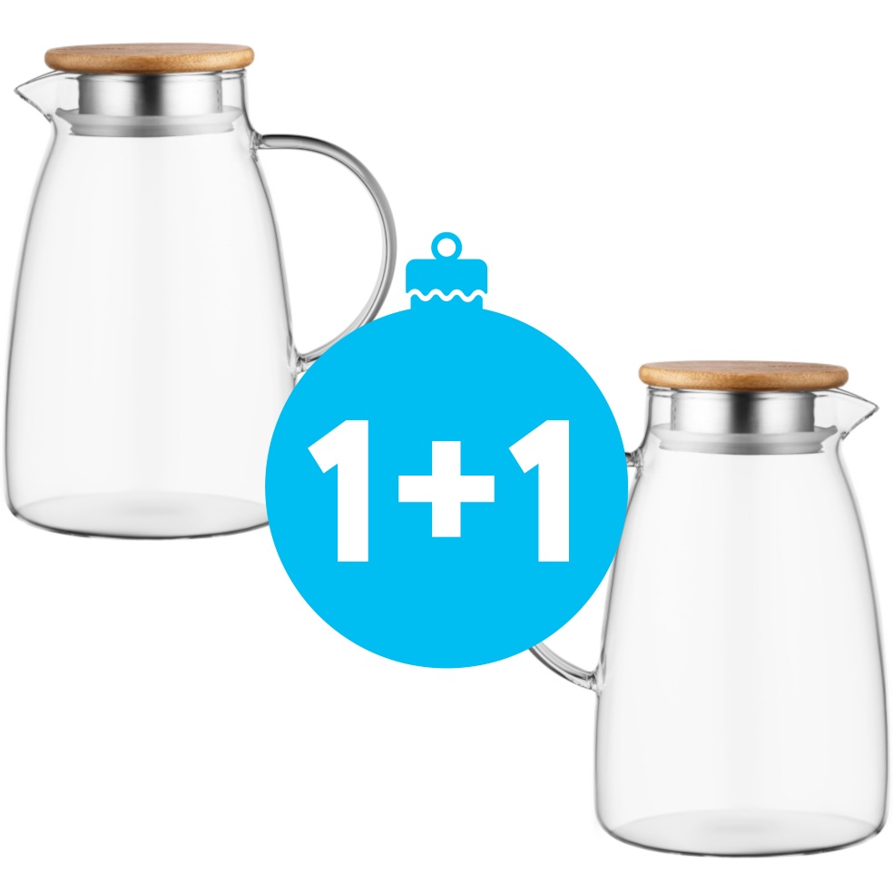 Кувшин с крышкой Ardesto, 1500мл (AR2615ST) фото