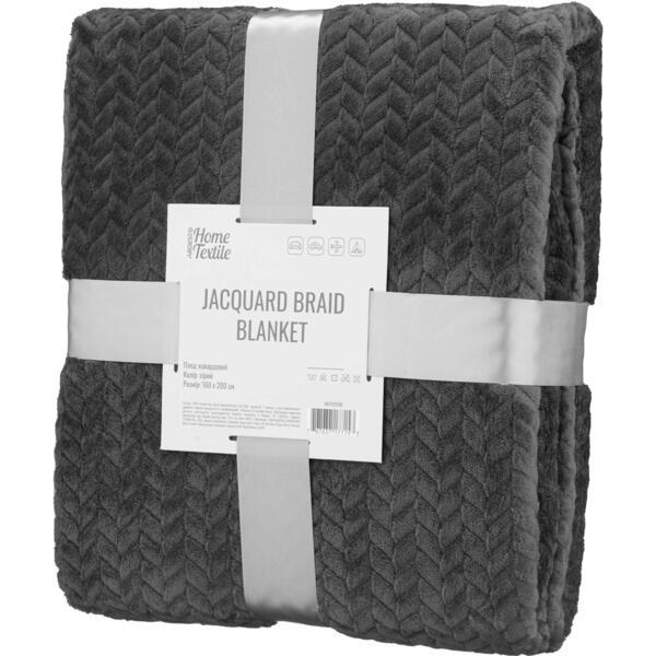 Акція на Плед Ardesto Jacquard Braid 160х200см серый (ART0203JB) від MOYO