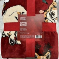 Плед Ardesto Flannel 160х200см, різдвяні корги (ART0119PB)