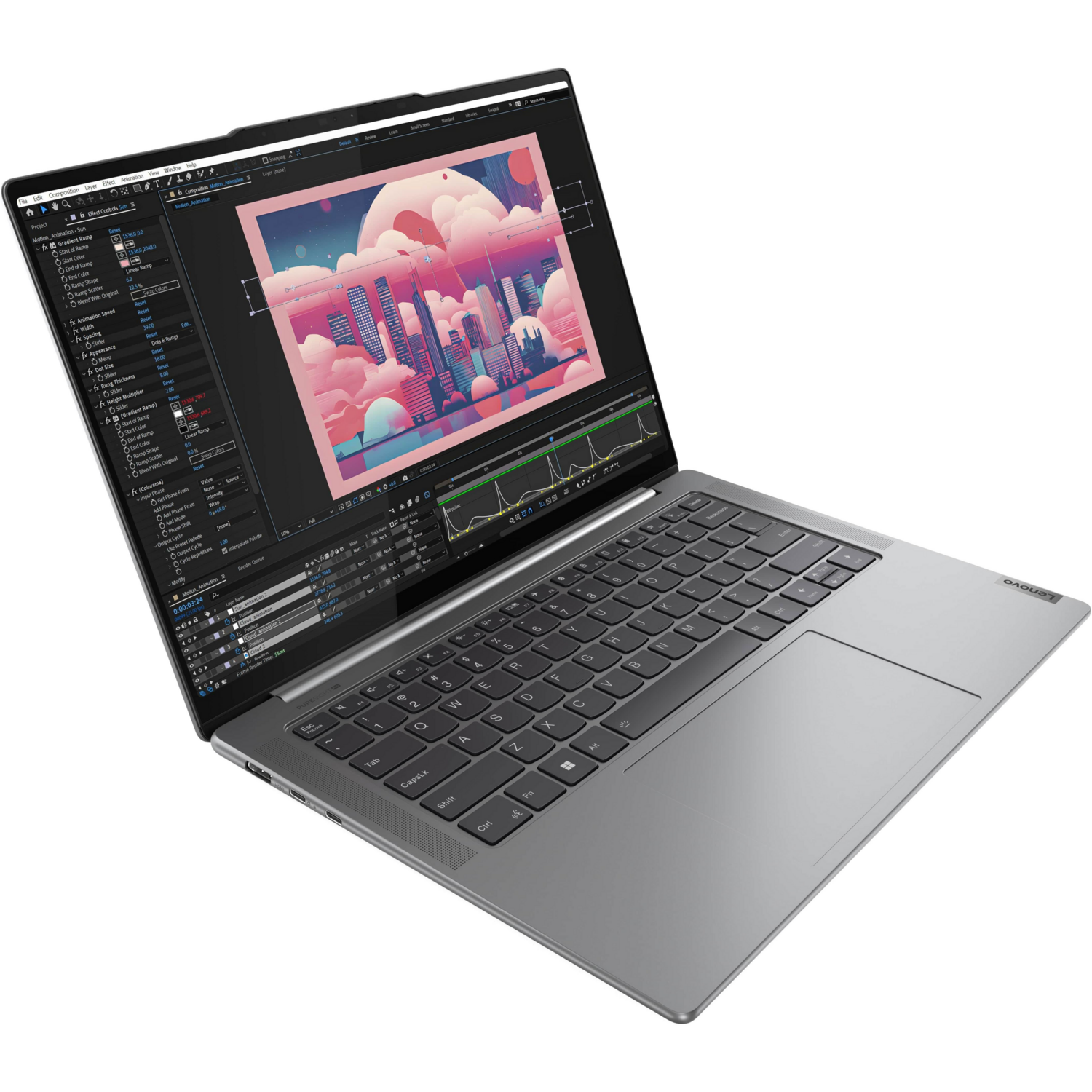 Ноутбук LENOVO Yoga Pro 7 14AHP9 (83E3003DRA) фото 