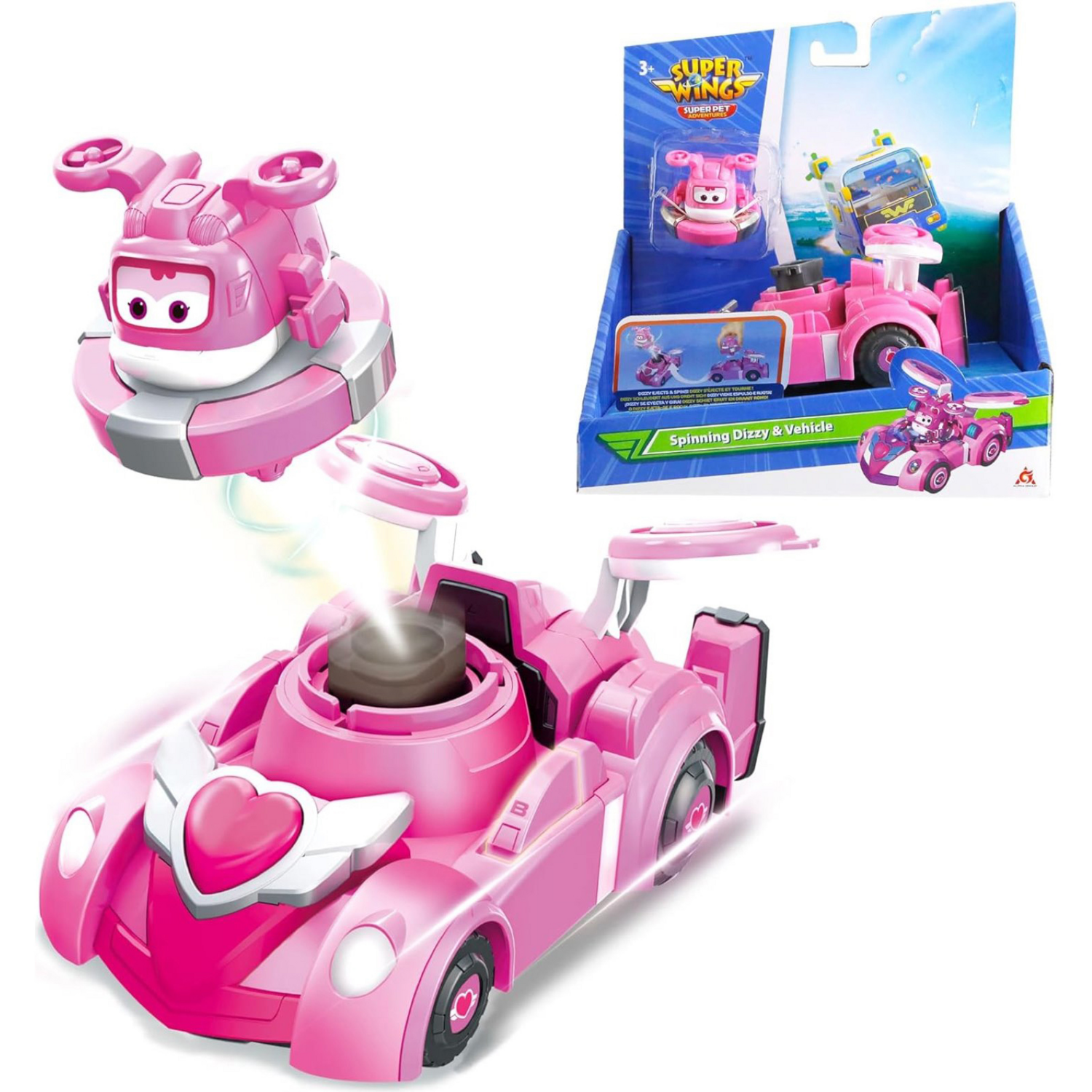 Игровой набор Super Wings Spinning Vehicle Диззи (Dizzy) (EU770340) фото 