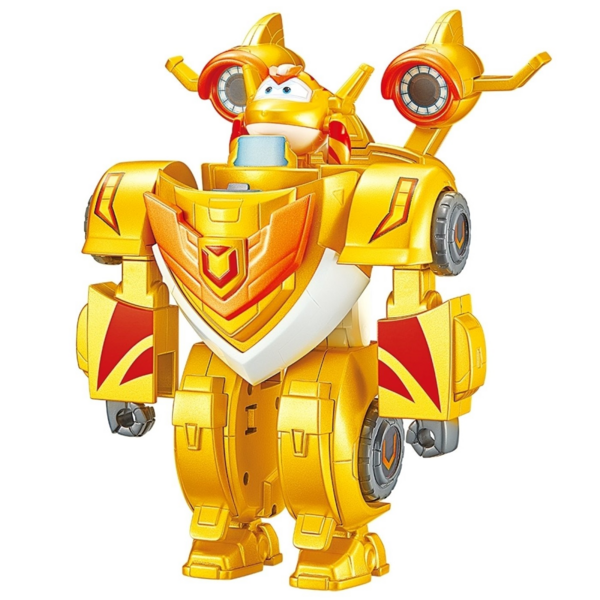 Акція на Игровой набор Super Wings Super Robot Suit Золотой Мальчик (Golden Boy) (EU770352) від MOYO