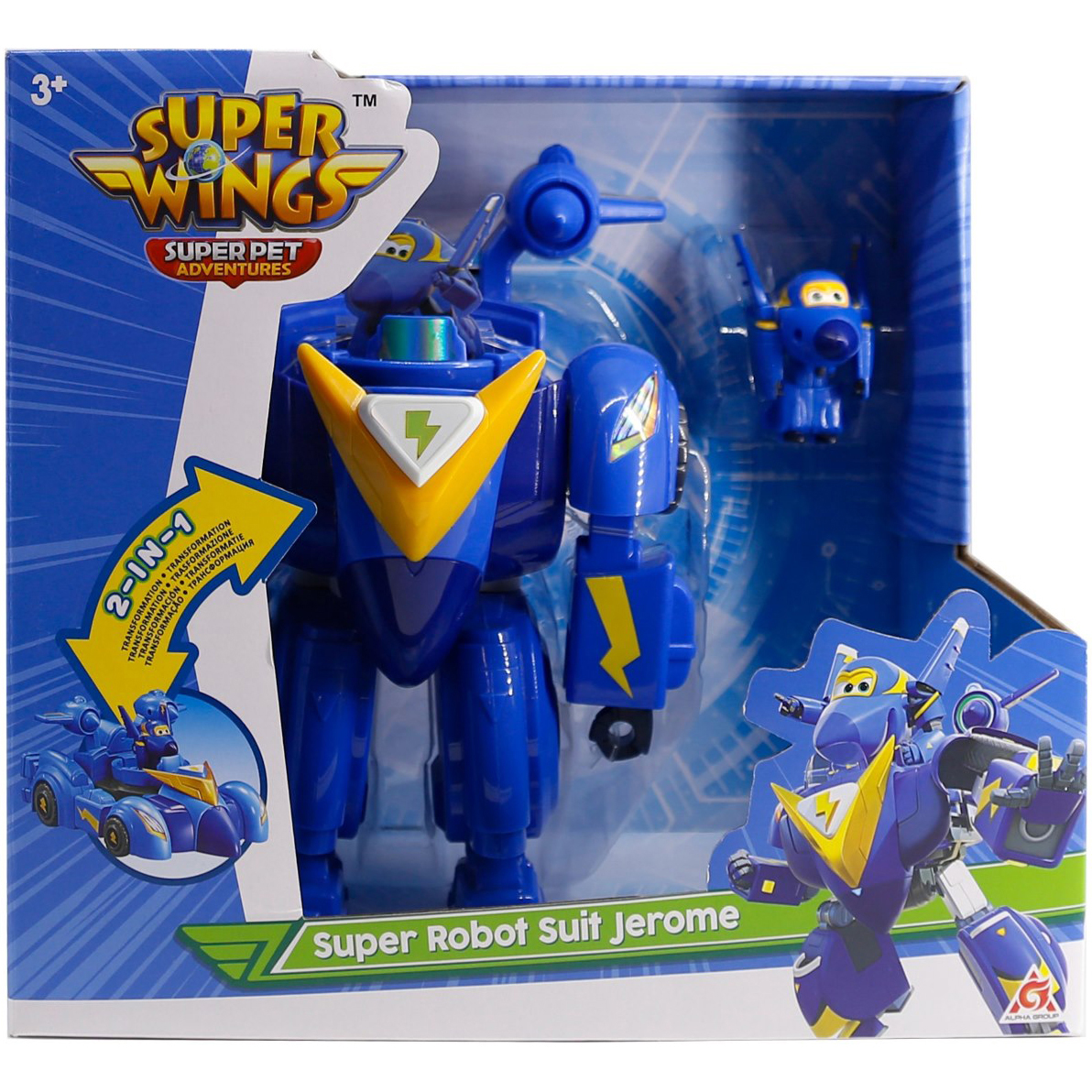 Игровой набор Super Wings Super Robot Suit Джером (Jerome) (EU770353) фото 