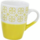 Чашка Ardesto Ornament, 320мл, жовто-білий (ar3045yw)