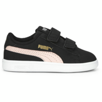 Кеды для девочек Puma Smash v2 Buck V Inf 365184-52 22 (5 UK) черные