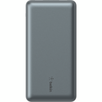 Портативний акумулятор Belkin 10000mAh 15W 2xUSB-A, USB-C Gray (BPB011BTGY)