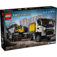 Конструктор LEGO 42175 Вантажівка Volvo FMX та Електричний екскаватор EC230