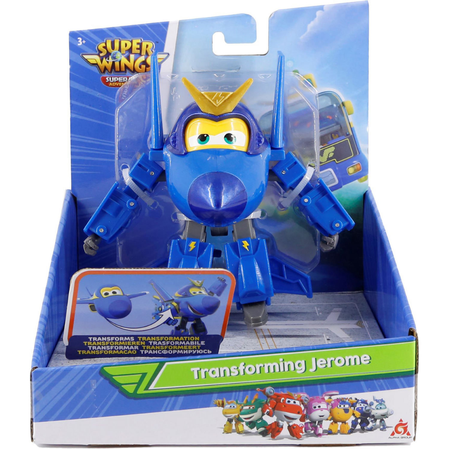 Игровая фигурка-трансформер Super Wings Transforming Джером (Jerome) (EU770230) фото 