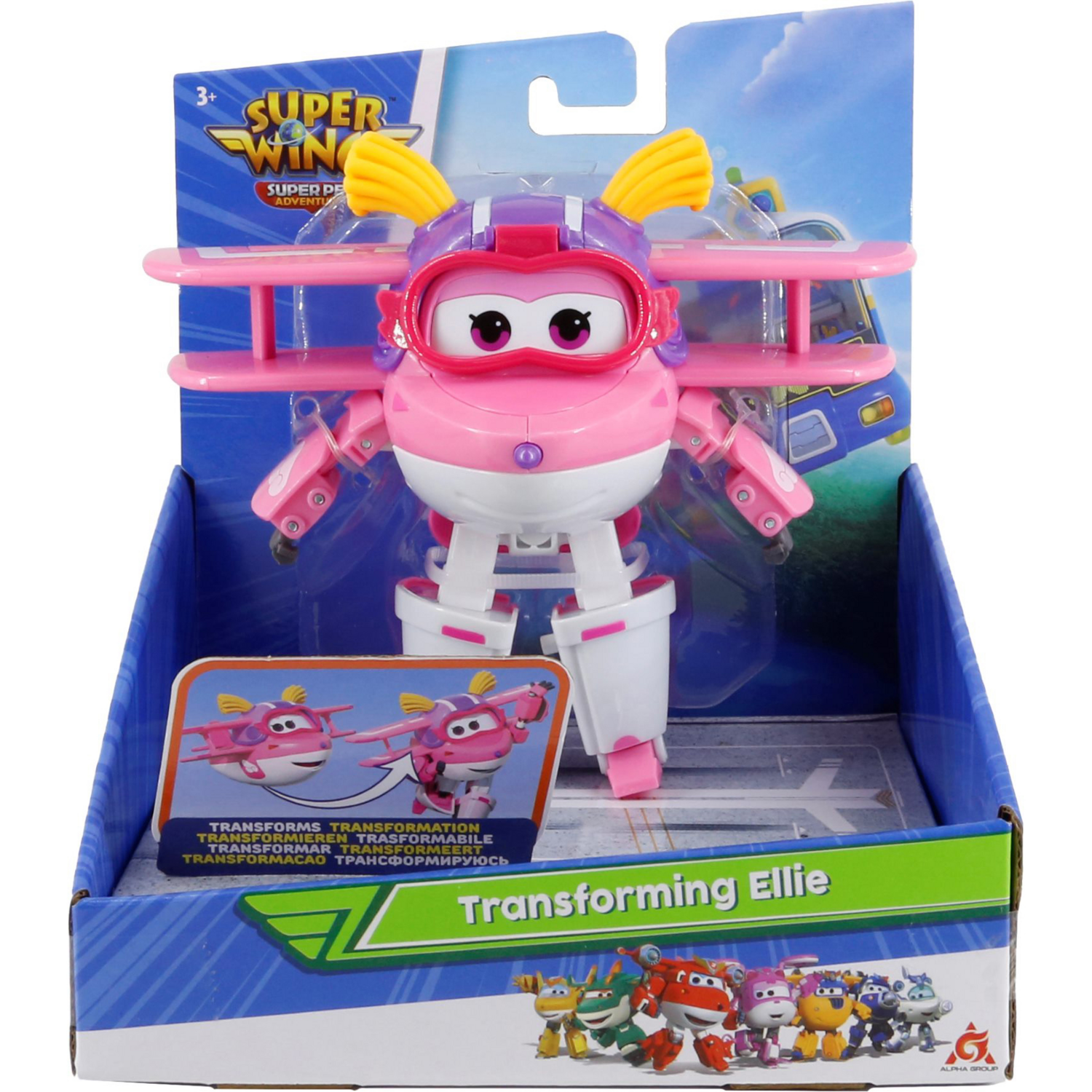 Игровая фигурка-трансформер Super Wings Transforming Элли (Ellie) (EU770238) фото 