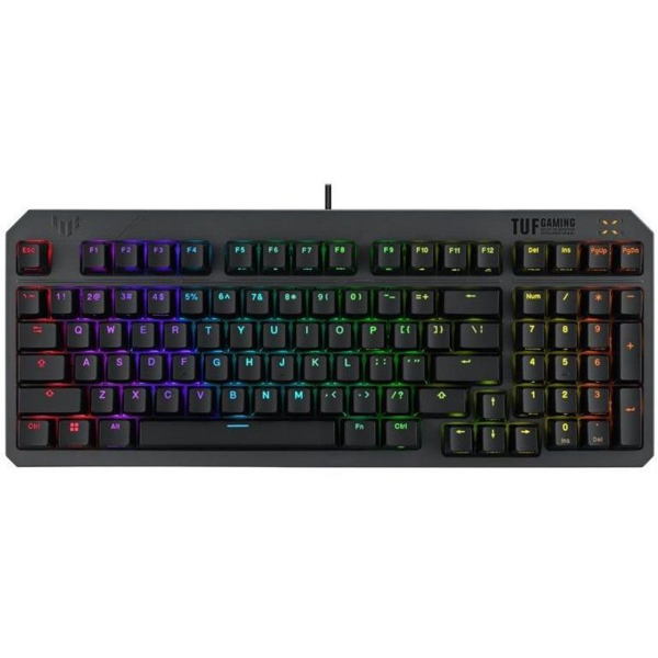 

Игровая клавиатура ASUS TUF Gaming K3 Gen II UKR Opti-Mech RGB Red Switches (ABS) 90MP0390-BKMA00