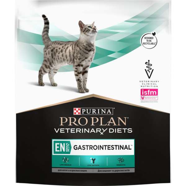 

Сухой корм для кошек Pro Plan Veterinary Diets Gastrointestinal с заболеванием ЖКТ 400г