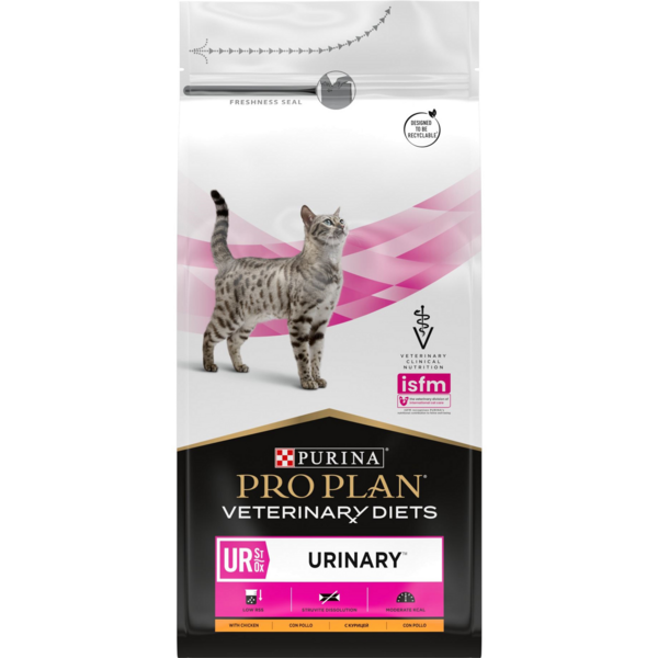 

Сухой корм для котов Pro Plan Veterinary Diets Urinary с мочекаменной болезнью 1.5кг