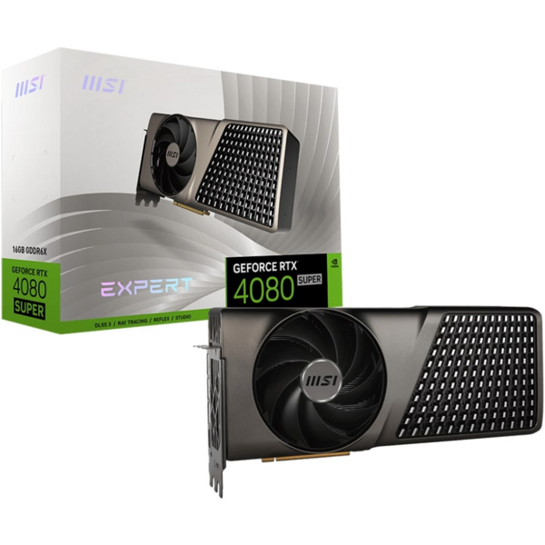 

Видеокарта MSI GeForce RTX 4080 SUPER 16GB GDDR6X EXPERT (912-V511-242)