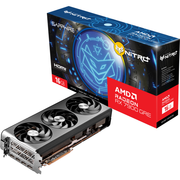 

Видеокарта SAPPHIRE Radeon RX 7900 GRE 16GB GDDR6 Nitro+ GAMING OC (11325-02-20G)