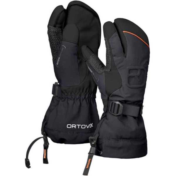 

Перчатки мужские Ortovox Merino Freeride 3 Finger Glove M black raven M черный