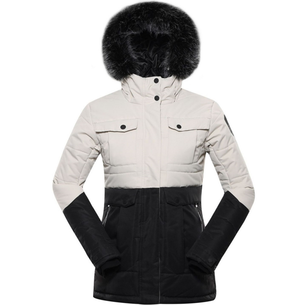 

Куртка женская Alpine Pro Egypa LJCB592 128 L бежевый/черный