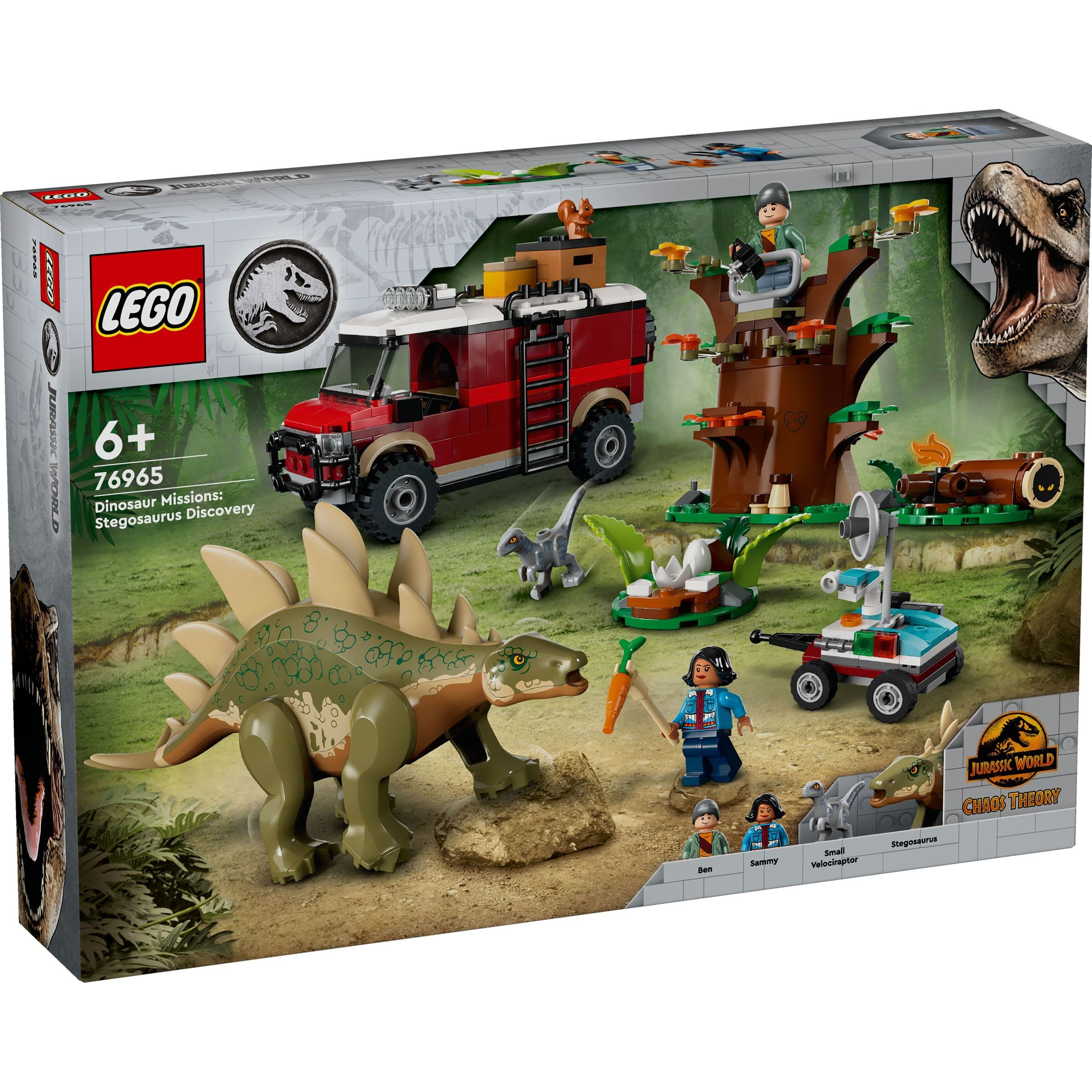 Конструктор LEGO 76965 Jurassic World Миссии динозавров: Находка стегозавра фото 1