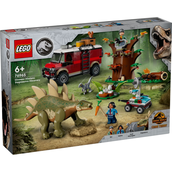 Акція на Конструктор LEGO 76965 Jurassic World Миссии динозавров: Находка стегозавра від MOYO