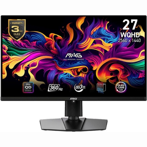 Акція на Монитор 26.5" MSI MAG 271QPX QD-OLED (9S6-3CD89T-001) від MOYO