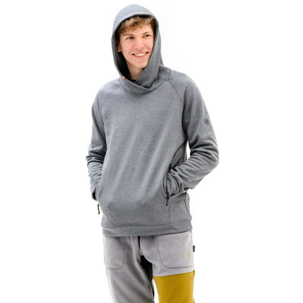 

Флис мужской Turbat Porto Houdi Mns steel gray XXXL темно-серый меланж