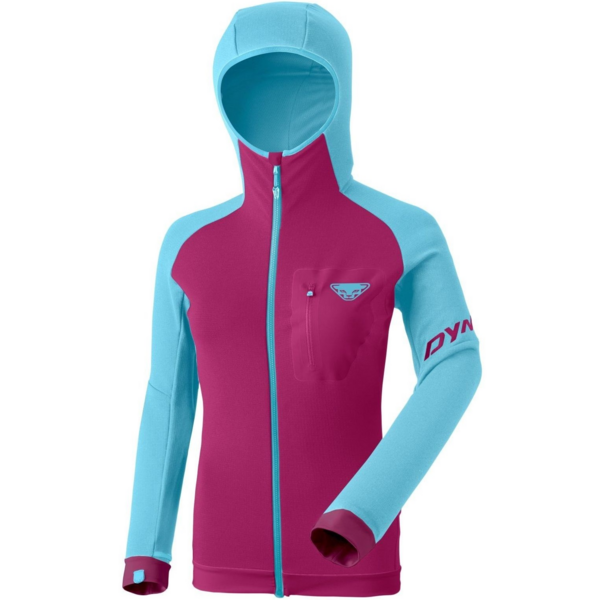 

Флис женский Dynafit Radical PTC W JKT 71123 8052 40/34 XS бордовый/голубой