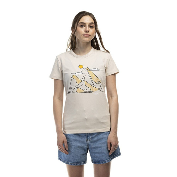 

Футболка женская Turbat Kotogora Wmn beige S бежевый