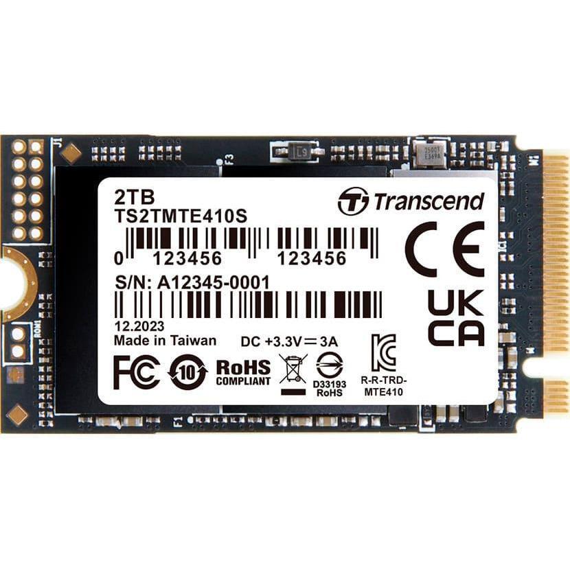 SSD накопитель Transcend M.2 2TB PCIe 4.0 MTE410S 2242 (TS2TMTE410S) фото 1