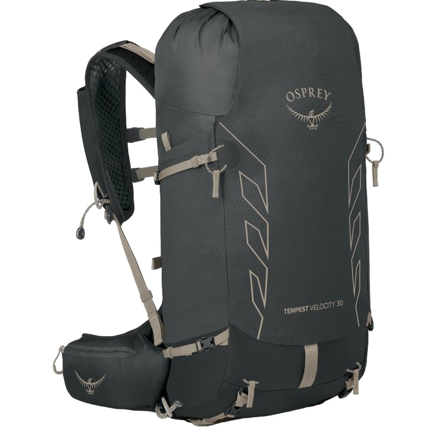 Рюкзак Osprey Tempest Velocity 30 dark charcoal/chiru tan WM/L черный фото 