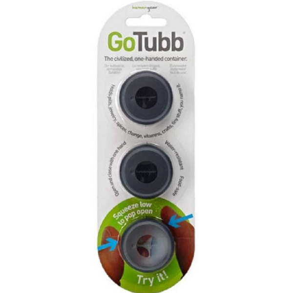 

Набор контейнеров Humangear GoTubb 3-Pack Small black/black/black