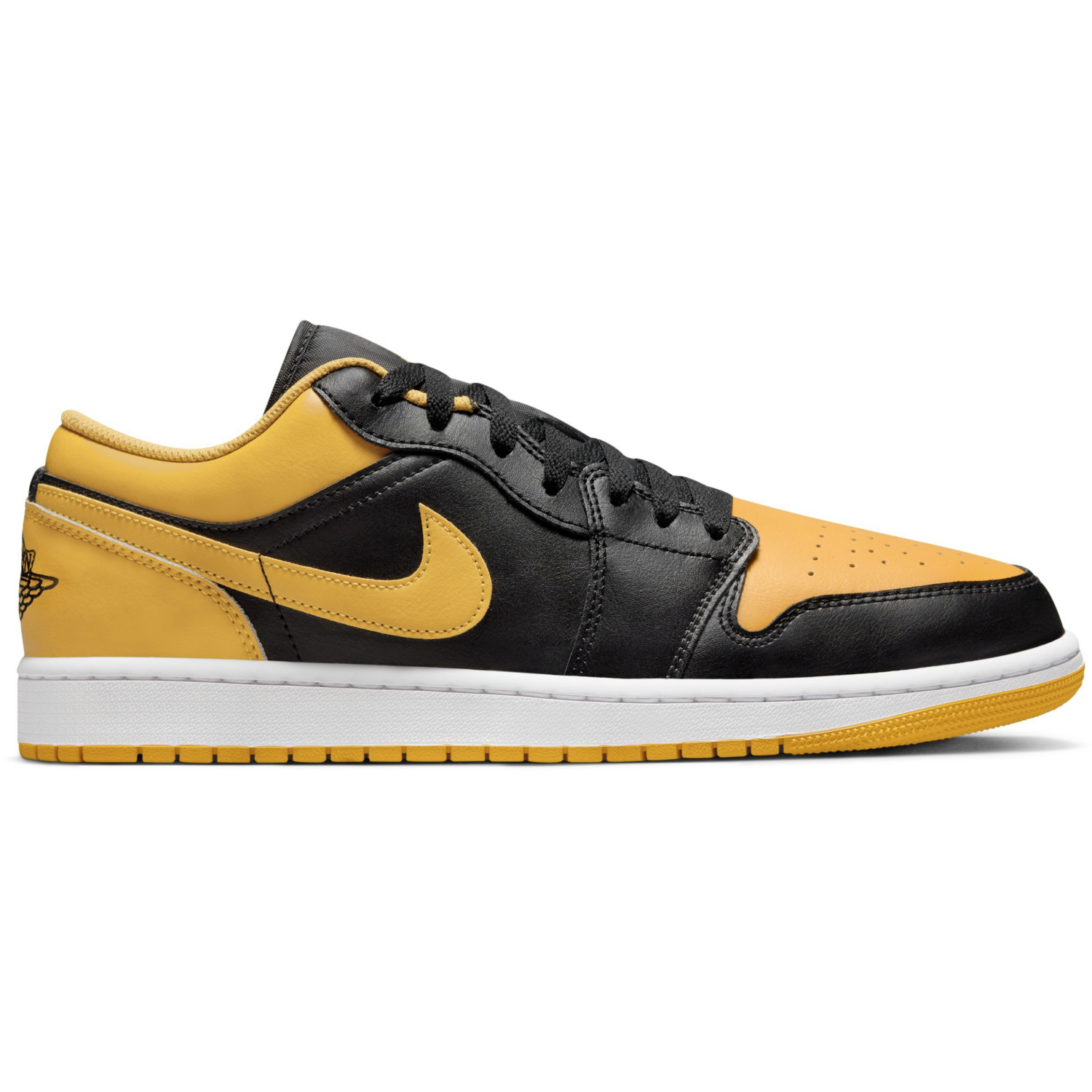 Кеди чоловічі Nike Air Jordan 1 Low 553558-072 45 (11 US) чорно-жовтіфото