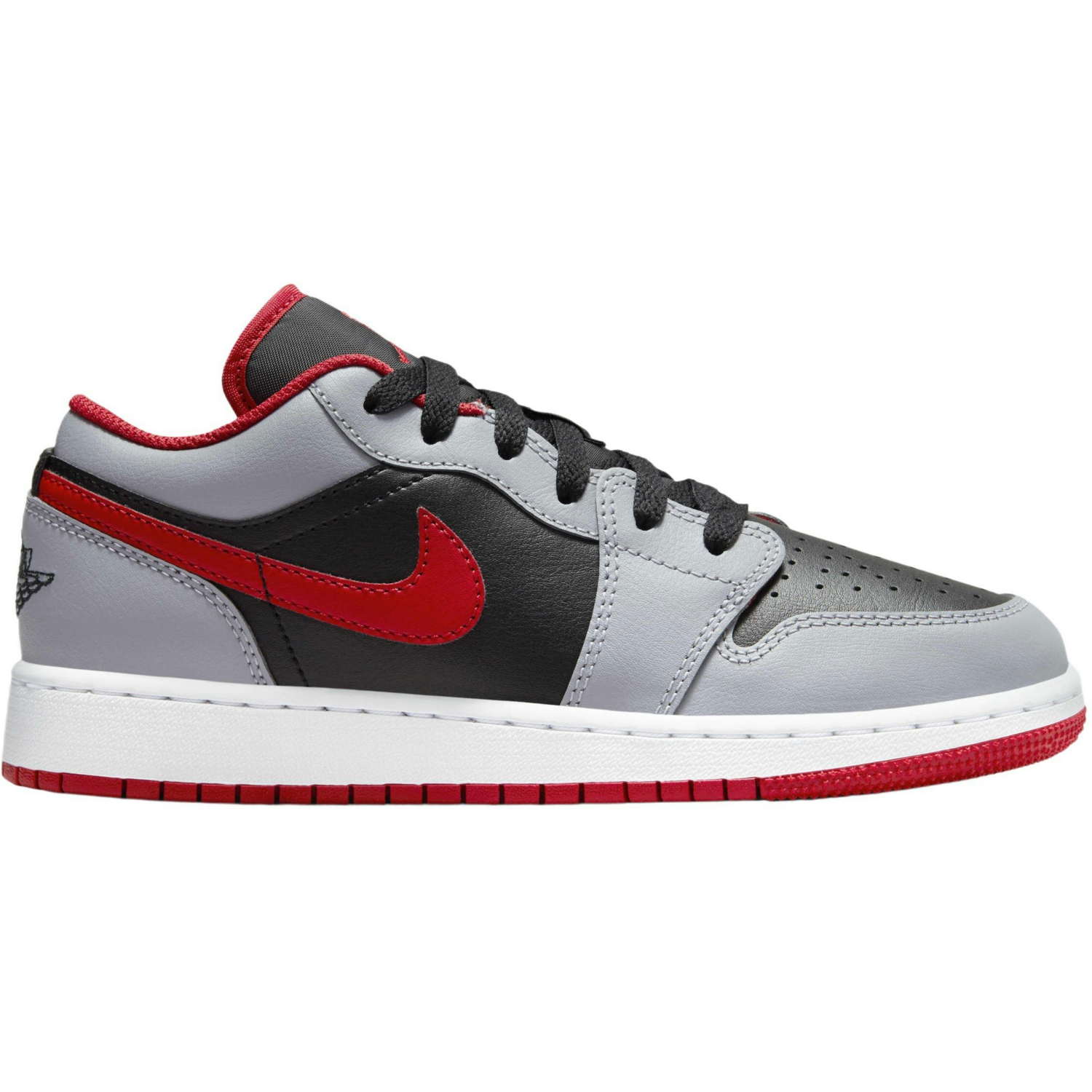 Кеды подростковые для мальчиков Nike Air Jordan 1 Low BG 553560-060 38 (6Y US) серые фото 