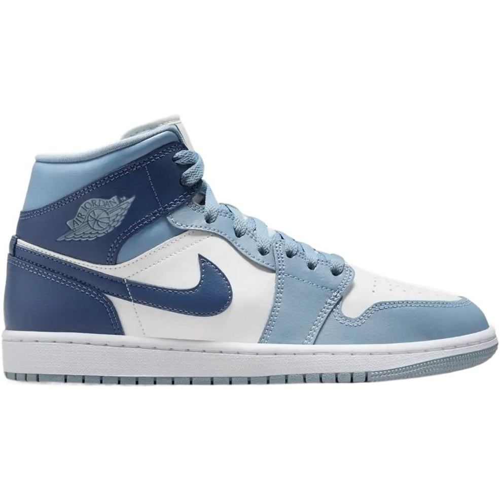 Кеди жіночі Nike Air Jordan 1 Mid BQ6472-140 40 (8.5 US) біло-блакитніфото