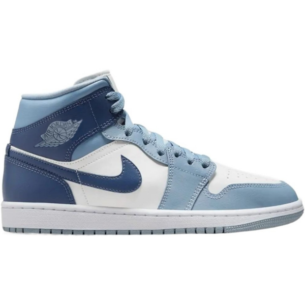 

Кеды женские Nike Air Jordan 1 Mid BQ6472-140 39 (8 US) бело-голубые