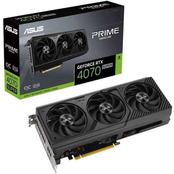 

Видеокарта ASUS GeForce RTX 4070 SUPER 12GB GDDR6X PRIME OC PRIME-RTX4070S-O12G (90YV0KC6-M0NA00)