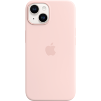 Чехол Apple для iPhone 14 Silicone Case with MagSafe Chalk Pink (MW5V3ZE/A)