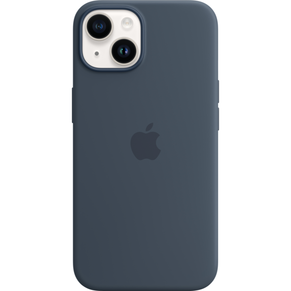 

Чехол Apple для iPhone 14 Silicone Case with MagSafe Storm Blue (MW5T3ZE/A)