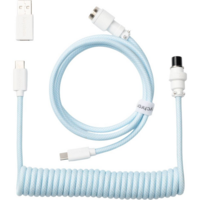 Кабель Keychron USB-A/USB-C - Type-C Data/Charge Coiled Aviator 1.36m, Blue (CAB19_KEYCHRON)