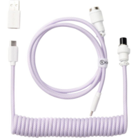 Кабель Keychron USB-A/USB-C - Type-C Data/Charge Coiled Aviator 1.36m, Purple (CAB17_KEYCHRON)