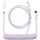 Кабель Keychron USB-A/USB-C – Type-C Data/Charge Coiled Aviator 1.36m, Purple (CAB17_KEYCHRON)