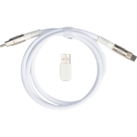 Кабель Keychron USB-A/USB-C – Type-C Data/Charge Double-Sleeved Geek 1m, White (CAB20_KEYCHRON)