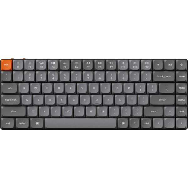 Клавиатура Keychron K3 Max 84Key, Gateron MX 2.0 Brown, WL/BT/USB-A, QMK, Hot-swap, EN/UKR, RGB, Black (K3MH3_KEYCHRON)