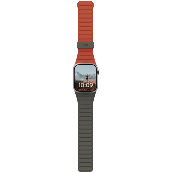 

Ремешок UAG для Apple Watch Ultra 2/Ultra 49/45/44/42mm, Pathfinder, Olive/Rust (194161117291)