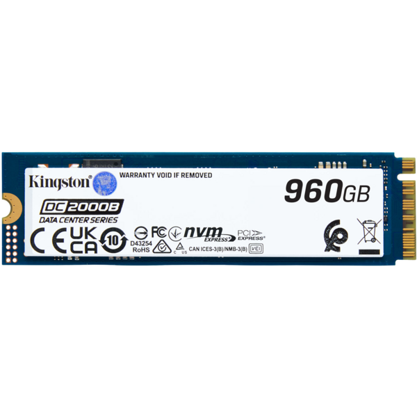 Акція на SSD Накопитель Kingston M.2 960GB PCIe 4.0 DC2000B (SEDC2000BM8/960G) від MOYO