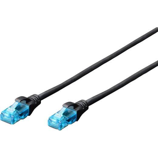 Патч-корд 2E Cat 5e, UTP, RJ45, 26AWG, 7/0.16 Cu, 0.20м, LSZH, Black (2E-PC5ECU-0.20LSZH-BL) фото