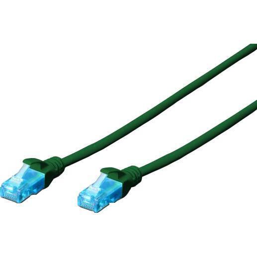 Патч-корд 2E Cat 5e, UTP, RJ45, 26AWG, 7/0.16 Cu, 5м, LSZH, Green (2E-PC5ECU-5LSZH-GRN)фото1