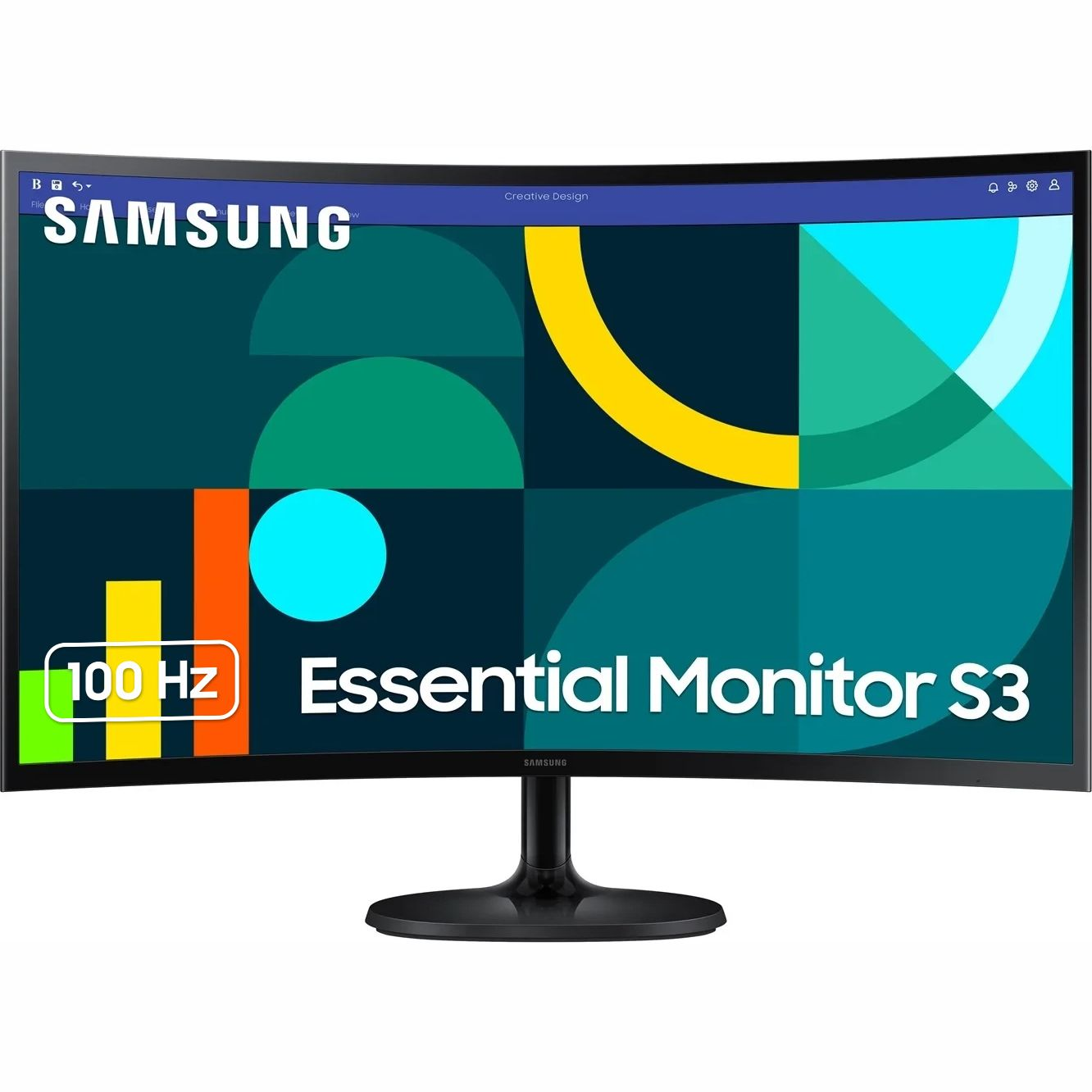 Монитор 24&quot; SAMSUNG Essential S3 (LS24D360GAIXCI) фото 