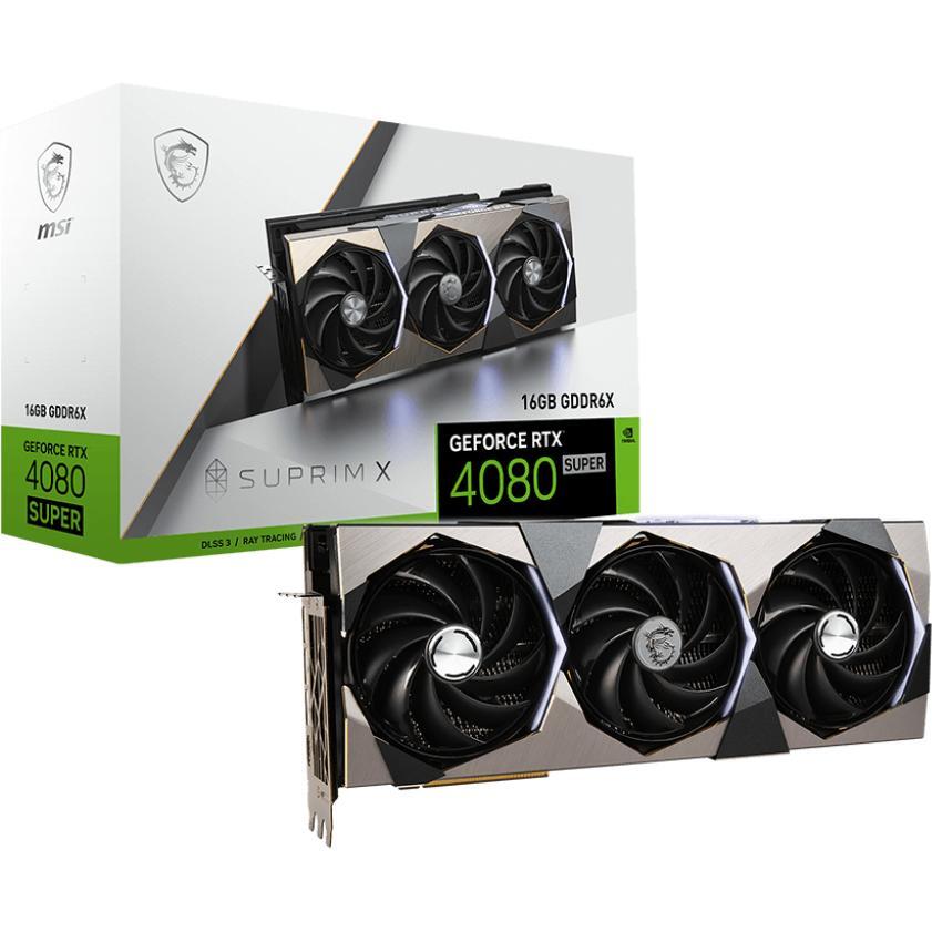 Видеокарта MSI GeForce RTX 4080 SUPER 16GB GDDR6X SUPRIM X (912-V511-271) фото 