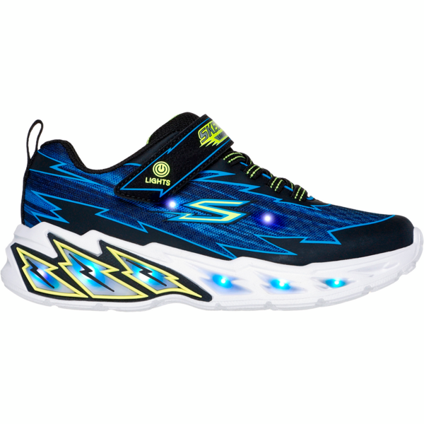 

Кроссовки для мальчиков Skechers S-Lights: Light Storm 2.0 400149L BKBL 32 (1 US) черные