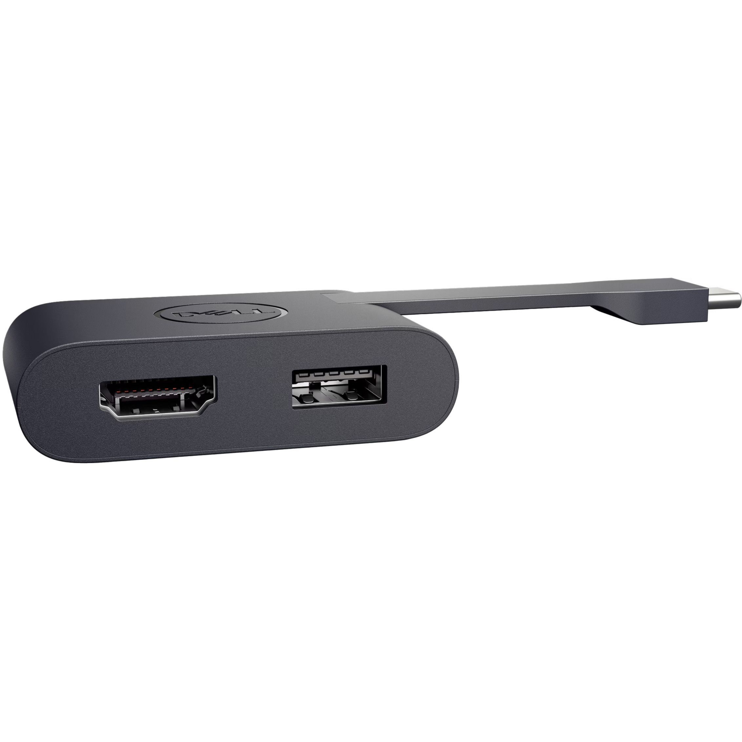 Адаптер Dell USB-C до HDMI 2.0/USB-A 3.0 – DA20 (470-BCKQ)фото